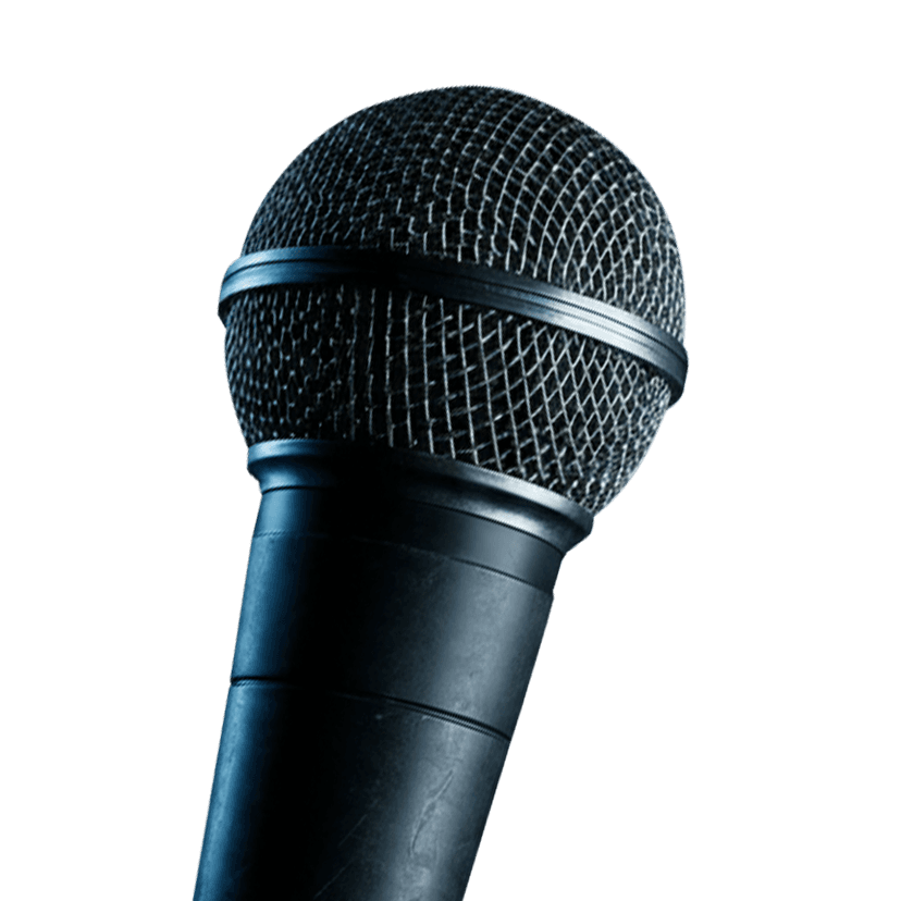 Microphone at Heart Filled Toastmasters